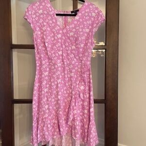 J.Crew Lavender Floral Ruffled Dress, Size 8. NWT.